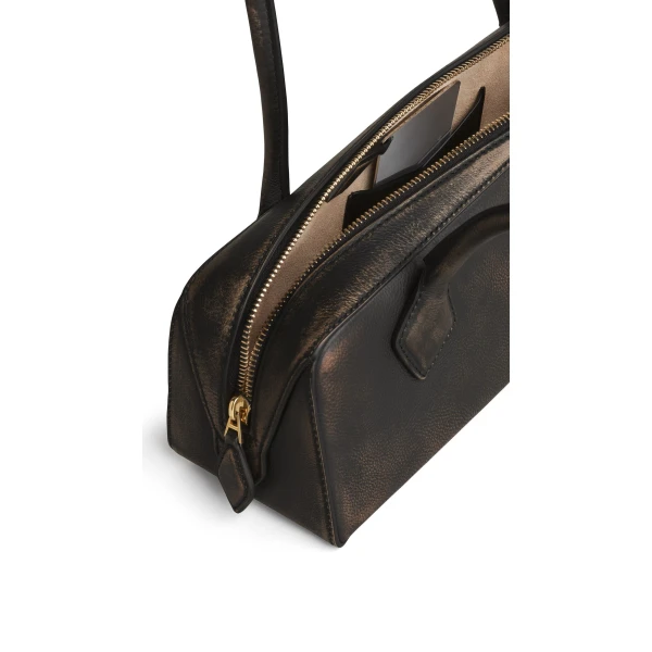Alaïa Le Teckel Medium Bag In Aged Leather - Alaia Bags - Laser Cut Luxury - Shop at Luxury Shoes 