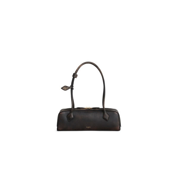 Alaïa Le Teckel Medium Bag In Aged Leather - Alaia Bags - Laser Cut Luxury - Shop at Luxury Shoes 