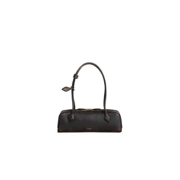 Alaïa Le Teckel Medium Bag In Aged Leather - Alaia Bags - Laser Cut Luxury - Shop at Luxury Shoes 