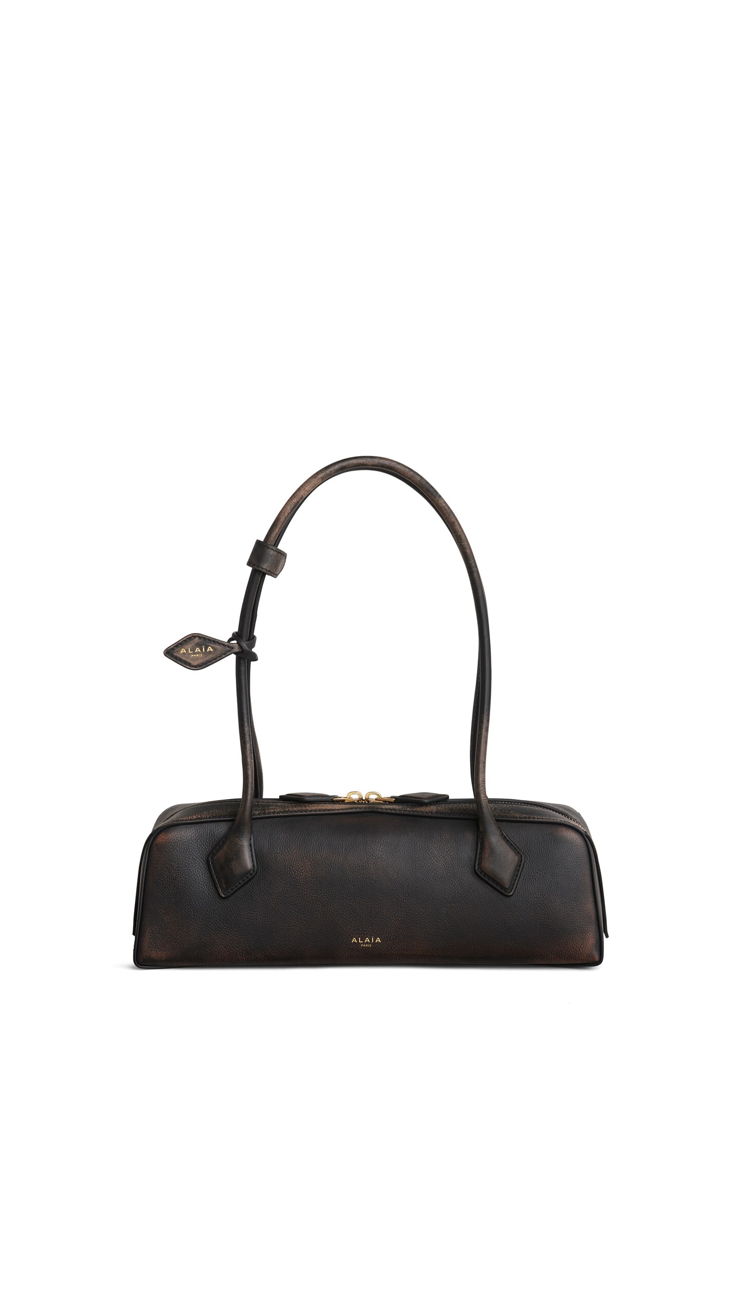 Alaïa Le Teckel Medium Bag In Aged Leather - Alaia Bags - Laser Cut Luxury - Shop at Luxury Shoes 