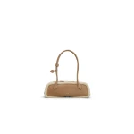 Alaïa Le Teckel Medium Bag In Merino Shearling - Alaia Bags - Laser Cut Luxury - Shop at Luxury Shoes 