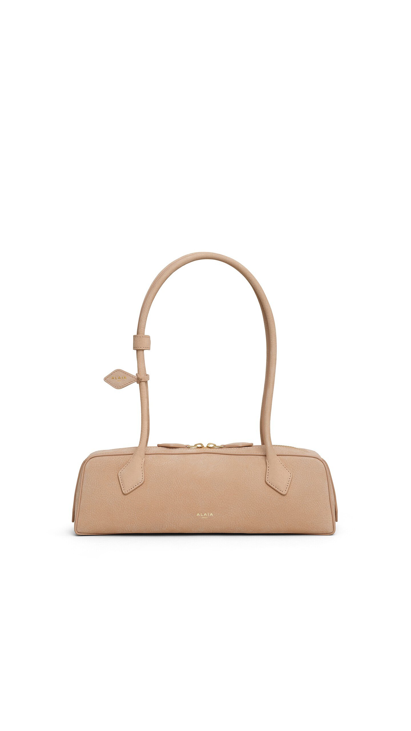Alaïa Le Teckel Medium Bag In Nubuck - Alaia Bags - Laser Cut Luxury - Shop at Luxury Shoes 