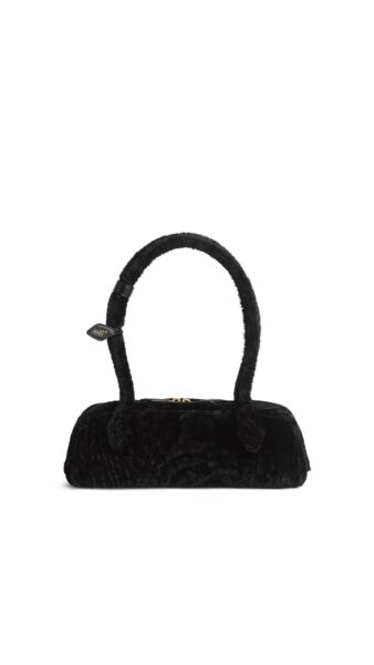 Alaïa Le Teckel Medium Bag In Shaved Shearling - Alaia Bags - Laser Cut Luxury - Shop at Luxury Shoes 