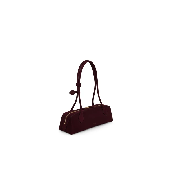 Alaïa Le Teckel Medium Bag In Suede - Alaia Bags - Laser Cut Luxury - Shop at Luxury Shoes 