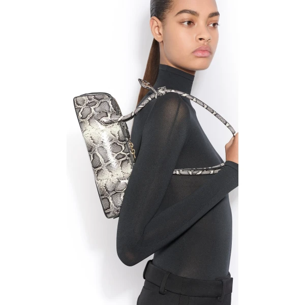 Alaïa Le Teckel Small Bag In Ayers Leather - Alaia Bags - Laser Cut Luxury - Shop at Luxury Shoes 