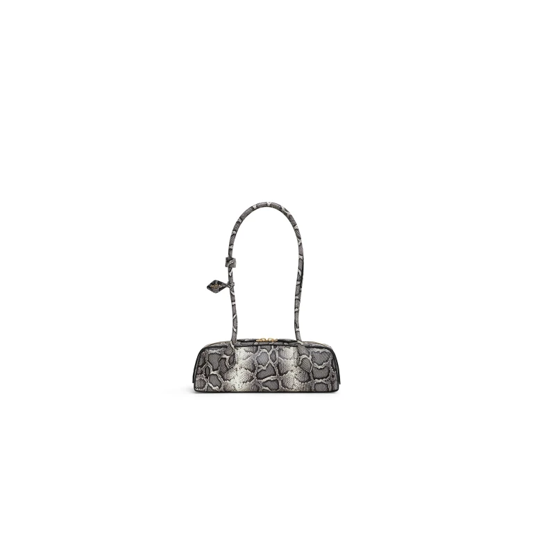 Alaïa Le Teckel Small Bag In Ayers Leather - Alaia Bags - Laser Cut Luxury - Shop at Luxury Shoes 