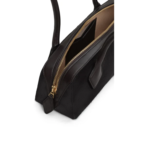 Alaïa Le Teckel Small Bag In Haircalf - Alaia Bags - Laser Cut Luxury - Shop at Luxury Shoes 