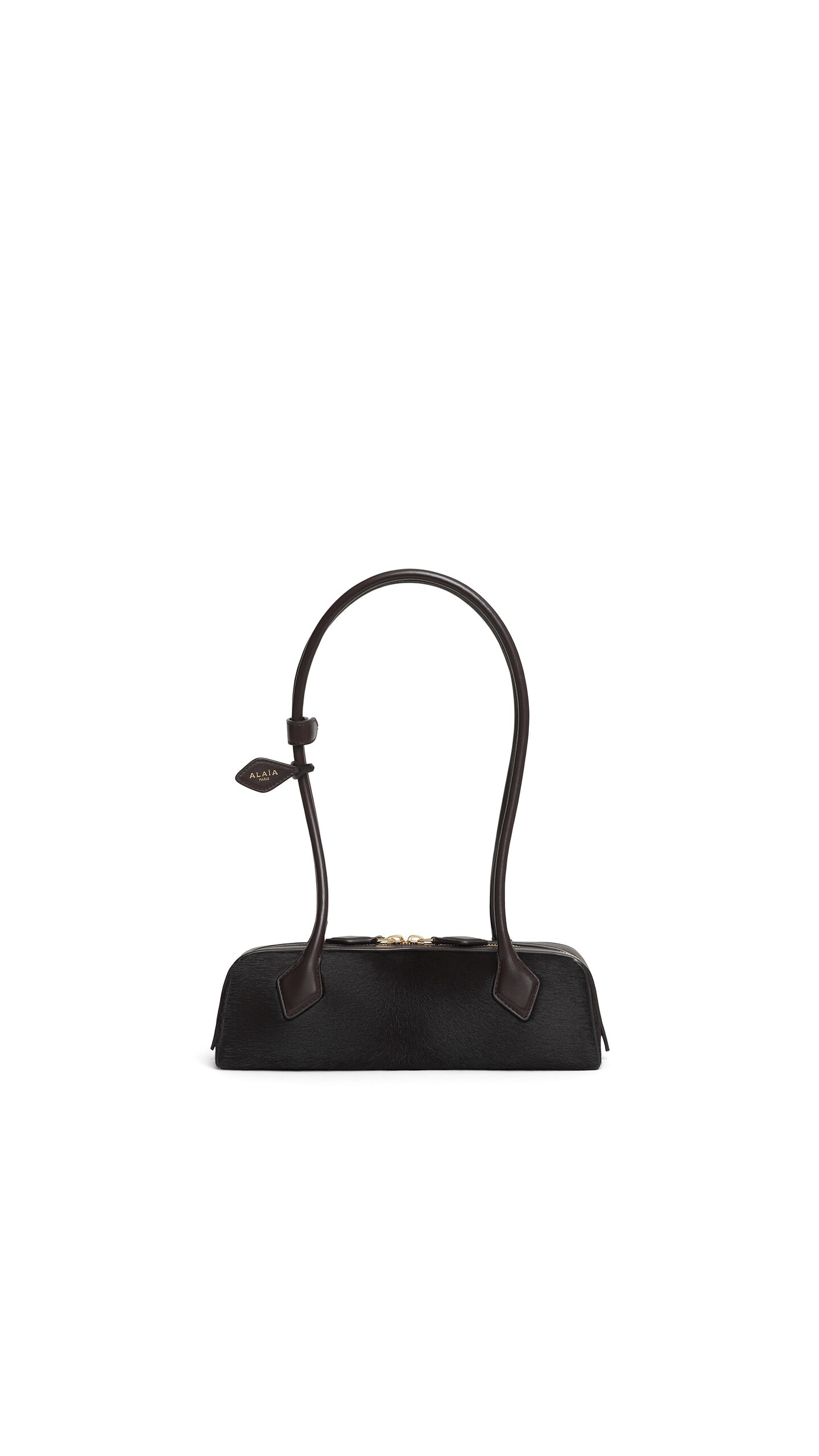 Alaïa Le Teckel Small Bag In Haircalf - Alaia Bags - Laser Cut Luxury - Shop at Luxury Shoes 