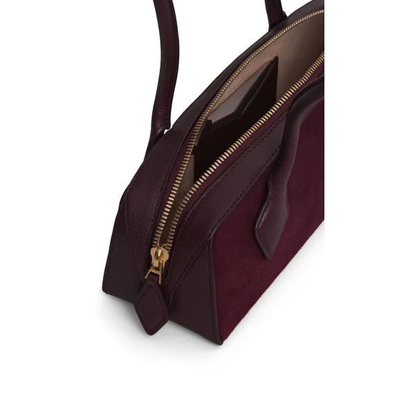 Alaïa Le Teckel Small Bi-Material Bag In Leather - Alaia Bags - Laser Cut Luxury - Shop at Luxury Shoes 