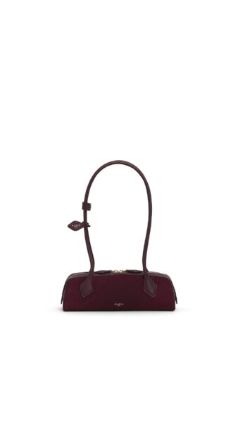 Alaïa Le Teckel Small Bi-Material Bag In Leather - Alaia Bags - Laser Cut Luxury - Shop at Luxury Shoes 