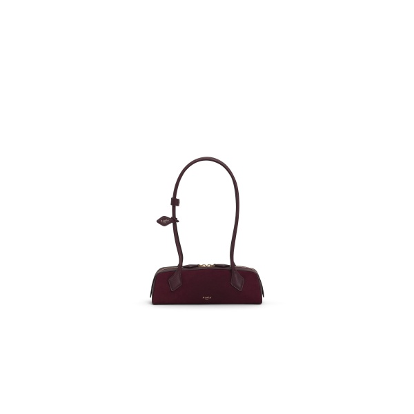 Alaïa Le Teckel Small Bi-Material Bag In Leather - Alaia Bags - Laser Cut Luxury - Shop at Luxury Shoes 