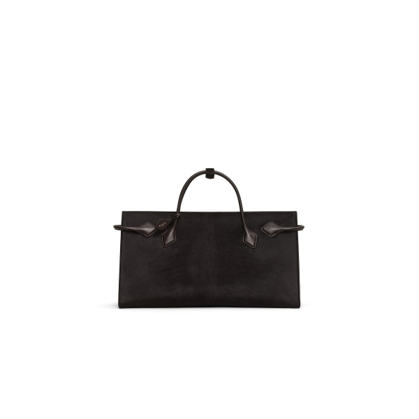 Alaïa Le Teckel Tote Bag In Haircalf Leather - Alaia Bags - Laser Cut Luxury - Shop at Luxury Shoes 