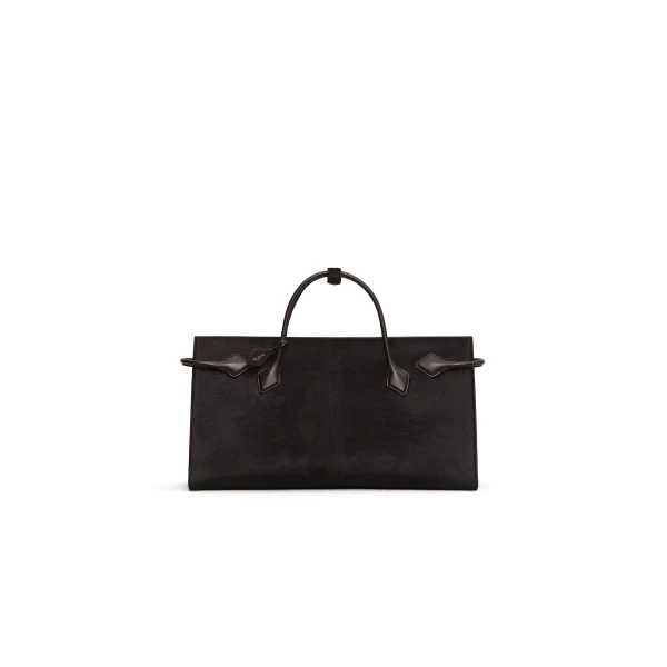 Alaïa Le Teckel Tote Bag In Haircalf Leather - Alaia Bags - Laser Cut Luxury - Shop at Luxury Shoes 