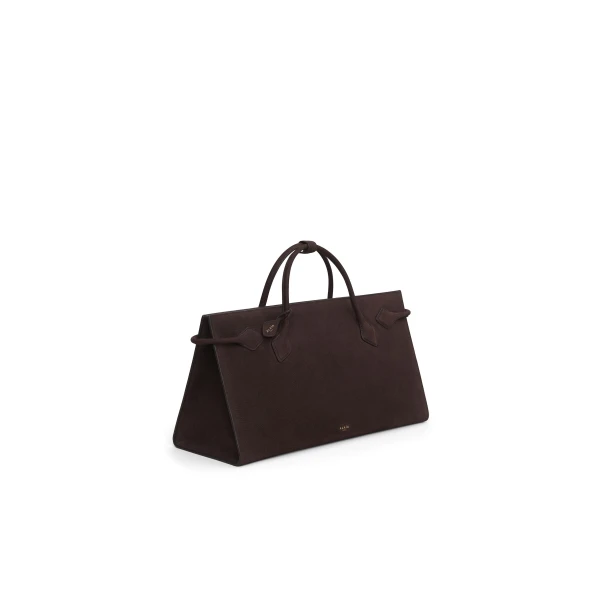 Alaïa Le Teckel Tote Bag In Nubuck - Alaia Bags - Laser Cut Luxury - Shop at Luxury Shoes 
