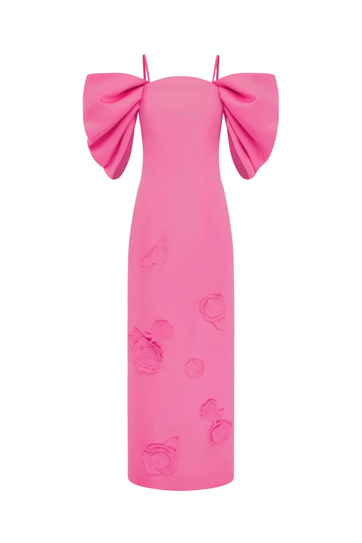 Leo Lin Arabella Appliqué Maxi Dress