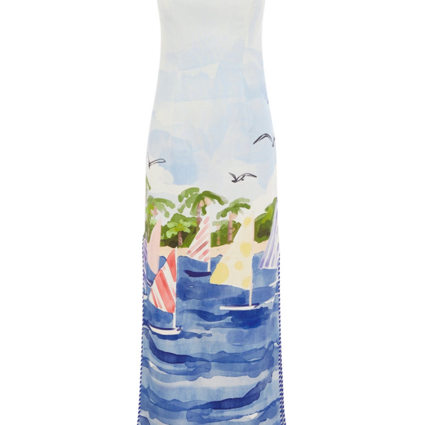 Leo Lin Ava Bustier Maxi Dress