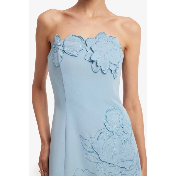 Fully lined - Appliqué Bustier Mini Dress from Luxury Shoes 