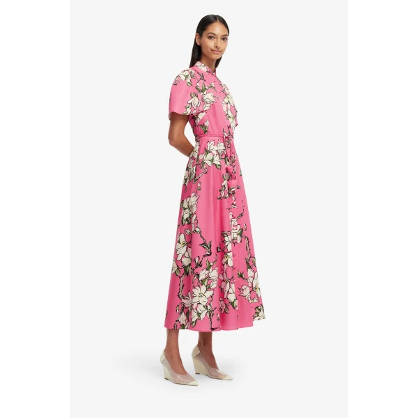 Premium cotton midi dress