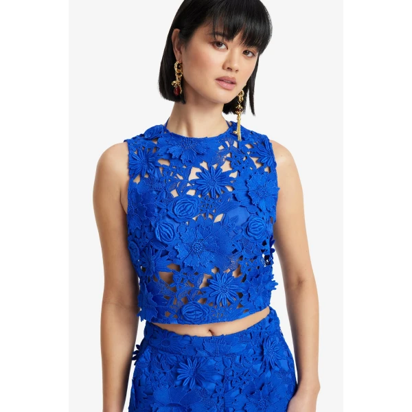 Invisible side zip closure - Lace Pants from Luxury Shoes 