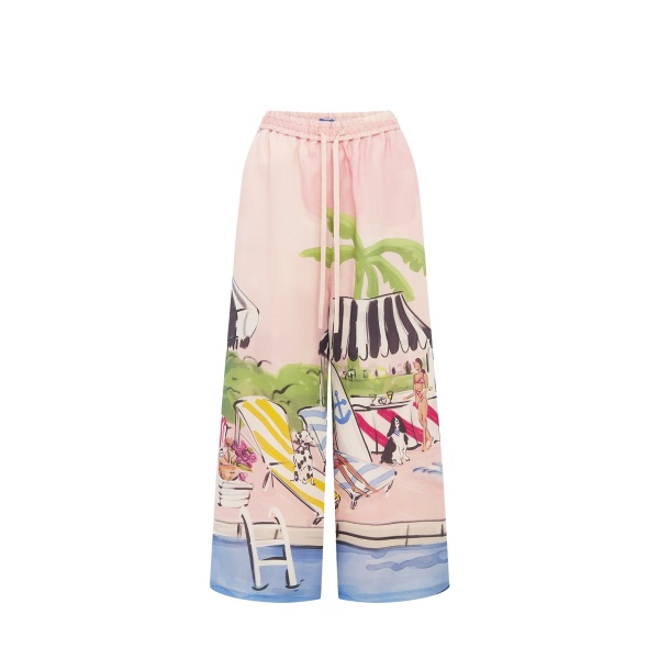Leo Lin Pink Pants This charming