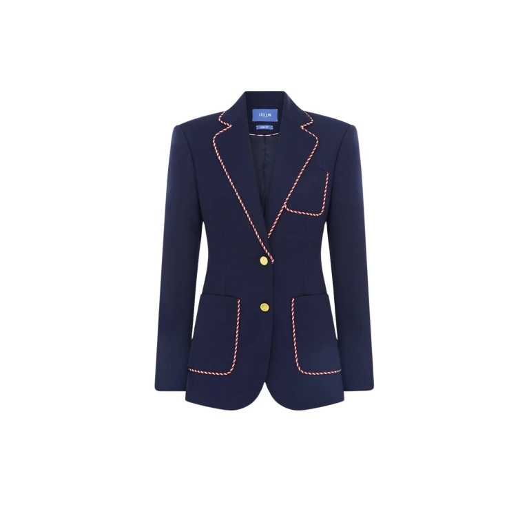 Leo Lin Blue Jackets Premium tailored blazer
