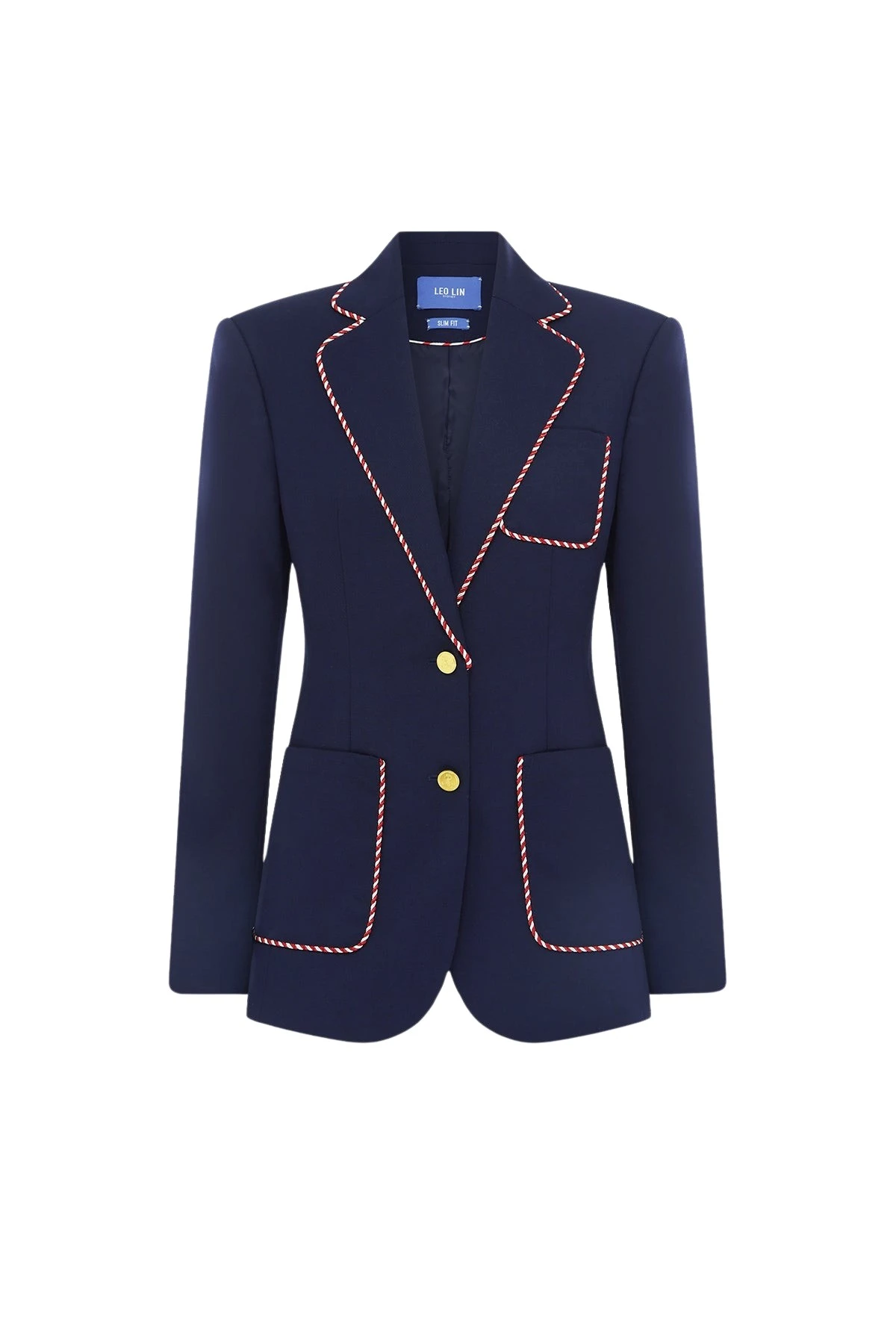 Leo-Lin-Jillian86446_nobg Leo Lin Blue Jackets Premium tailored blazer