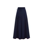 Leo-Lin-Joslin20297_nobg Leo Lin Blue Skirts Premium wool blend maxi skirt