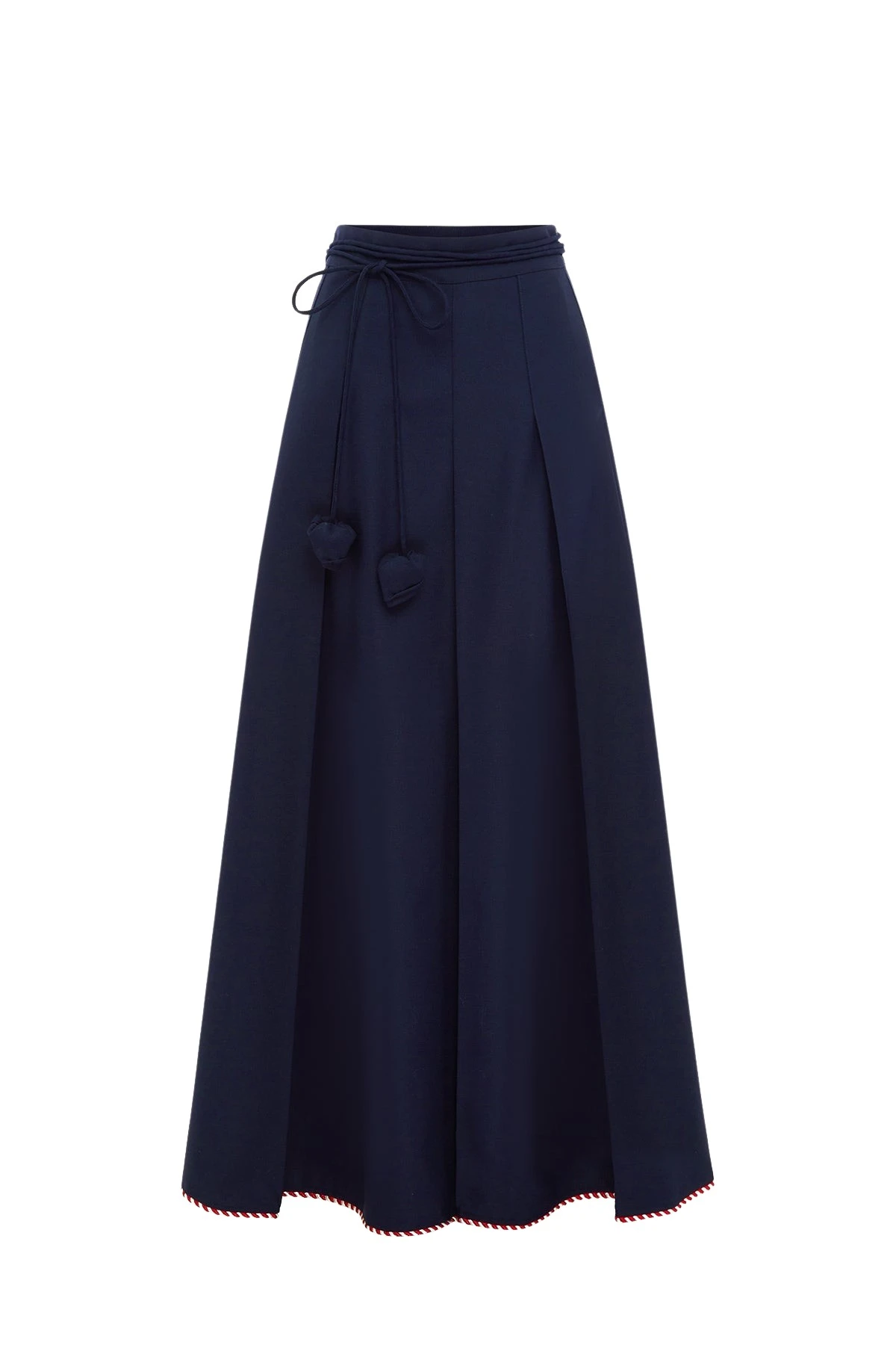 Leo-Lin-Joslin20297_nobg Leo Lin Blue Skirts Premium wool blend maxi skirt