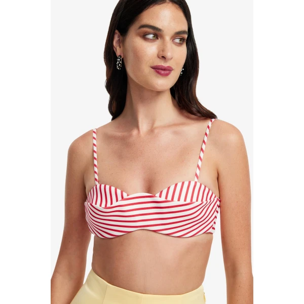 Full lining - Striped Bralette from Luxury Shoes 