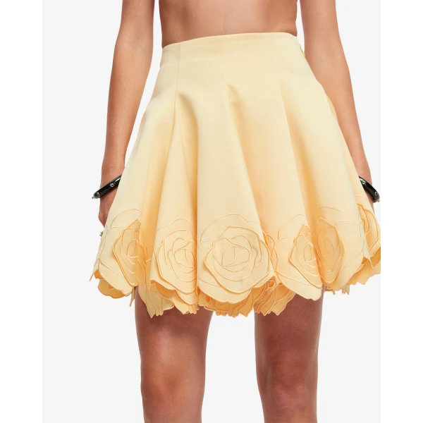 Full lining - Appliqué Skirt from Luxury Shoes 