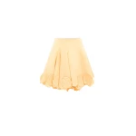 Leo-Lin-Kaity-664727_nobg Leo Lin Yellow Skirts Premium appliqué mini skirt