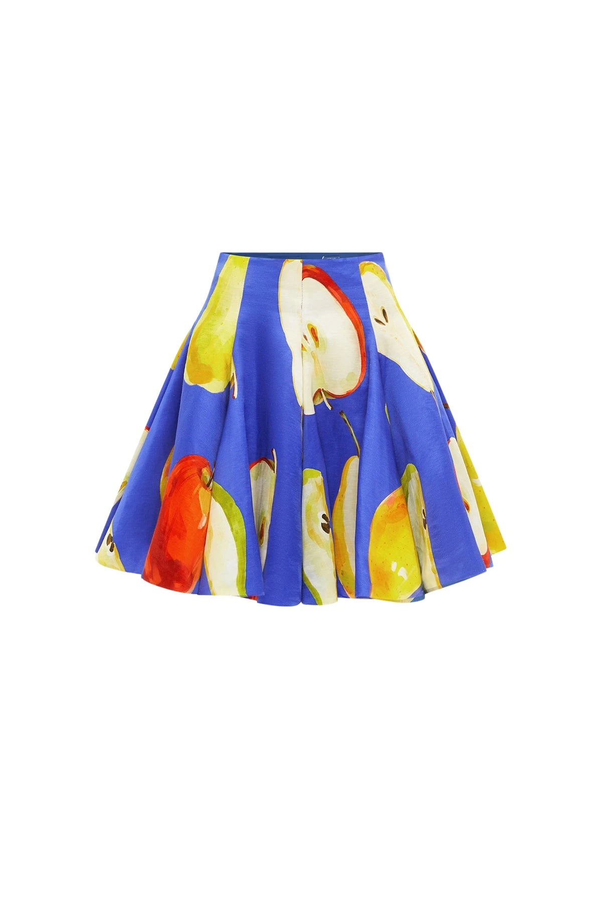 Leo-Lin-Kaity71482_nobg Leo Lin Blue Skirts Premium silk-linen printed mini skirt