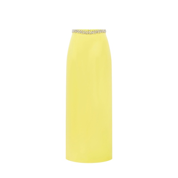 Leo Lin Yellow Skirts Premium maxi skirt