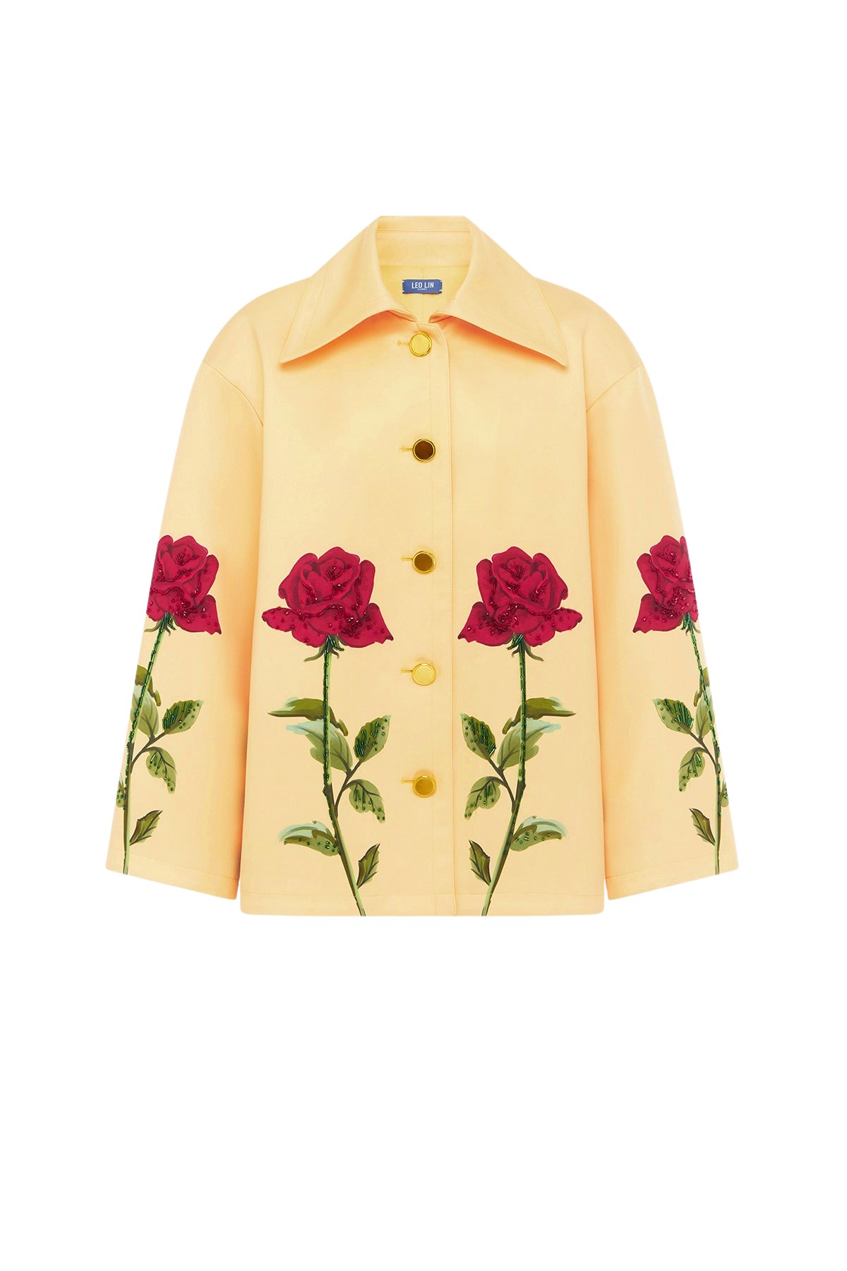 Leo Lin Yellow Jackets Premium embellished jacket