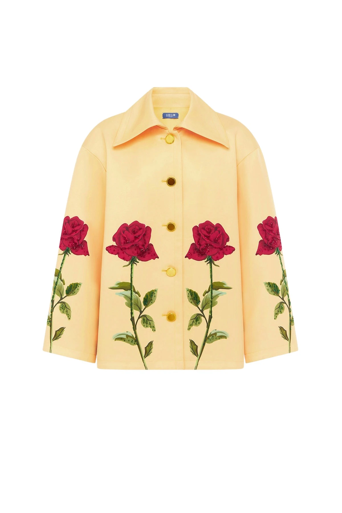 Leo-Lin-Leyna55344_nobg Leo Lin Yellow Jackets Premium embellished jacket
