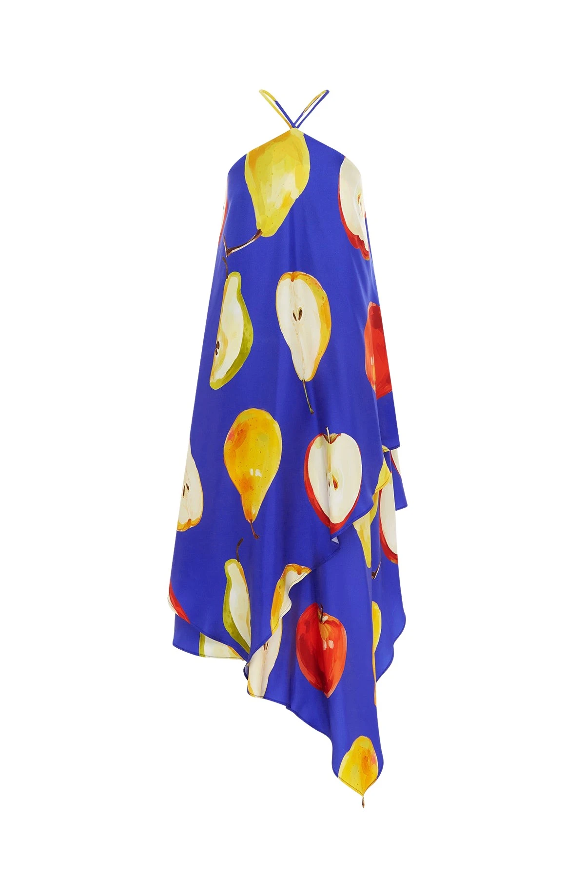 Leo-Lin-Sally96537_nobg Leo Lin Blue Dresses An ode to the orchard. Lush pears are playfully scattered across a striking cobalt base