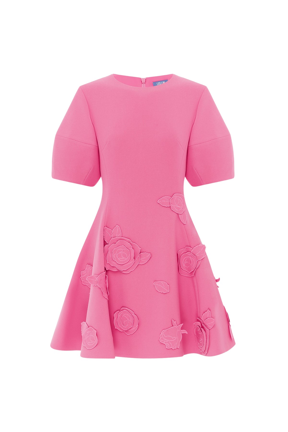 Leo Lin Simona Appliqué Mini Dress