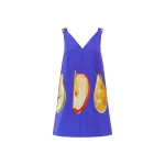 Leo-Lin-Taylor79348_nobg Leo Lin Blue Dresses An ode to the orchard. Lush pears are playfully scattered across a striking cobalt base