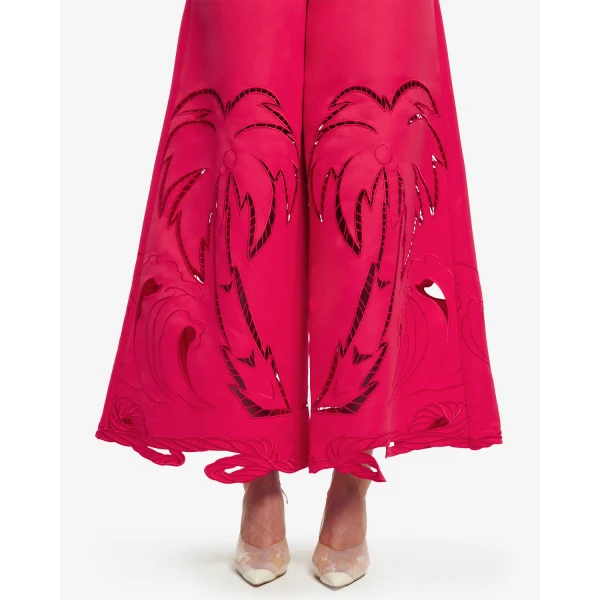Invisible side zip closure - Palm Pants from Luxury Shoes 