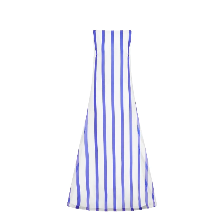 Leo Lin Blue Dresses Premium silk maxi dress