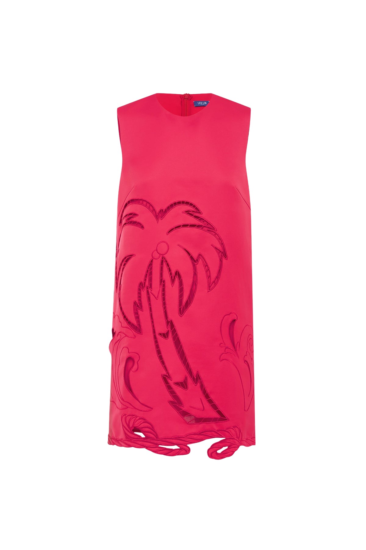 Leo Lin Yvonne Palm Mini Dress