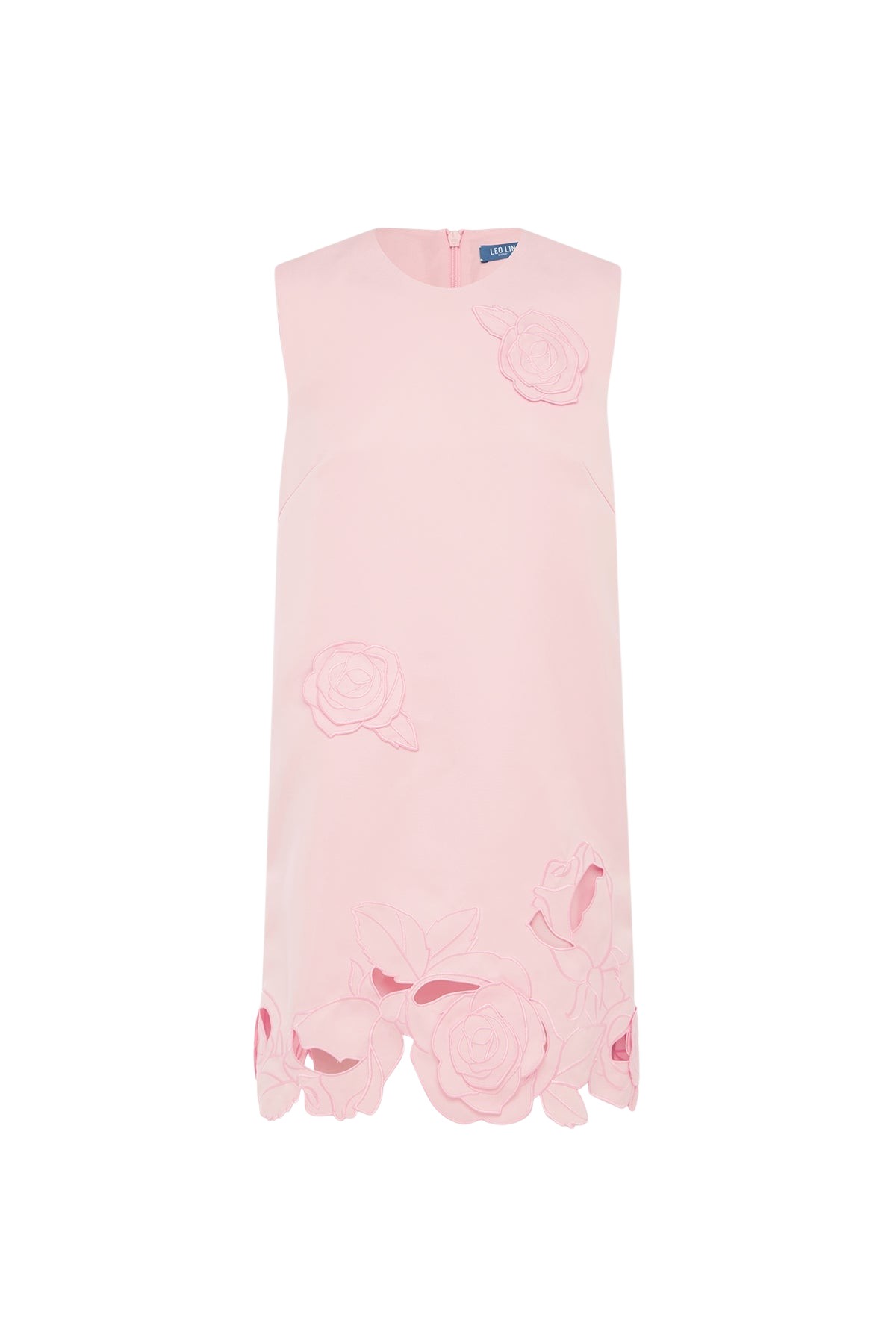 Leo Lin Yvonne Appliqué Mini Dress