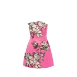 Leo-Lin-Zaria-737855_nobg Leo Lin Pink Dresses Soft pink and ivory magnolias scattered across a gentle base. Light