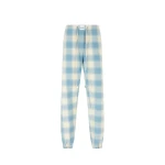 The Attico Light Blue And White Long Pant - The Attico Pants - Designed by Gilda Ambrosio & Giorgia Tordini - Shop at Luxury Shoes 