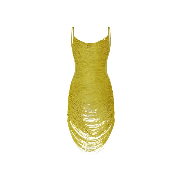 The Attico Light Green Mini Dress - The Attico Dresses - Designed by Gilda Ambrosio & Giorgia Tordini - Shop at Luxury Shoes 