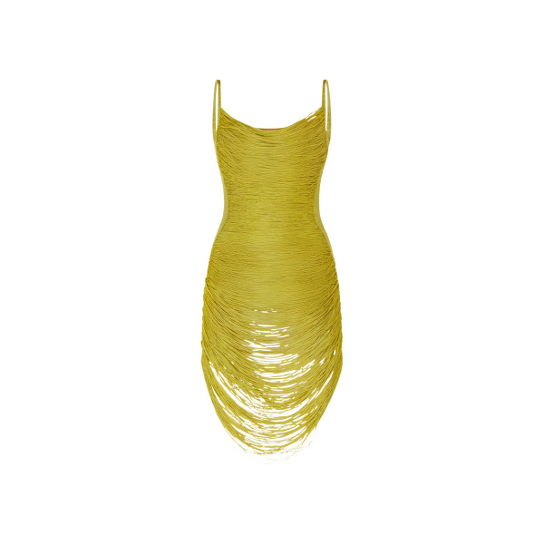 The Attico Light Green Mini Dress - The Attico Dresses - Designed by Gilda Ambrosio & Giorgia Tordini - Shop at Luxury Shoes 