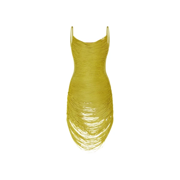 The Attico Light Green Mini Dress - The Attico Dresses - Designed by Gilda Ambrosio & Giorgia Tordini - Shop at Luxury Shoes 