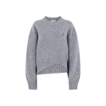 The Attico Light Grey Sweater - The Attico Knitwear - Designed by Gilda Ambrosio & Giorgia Tordini - Shop at Luxury Shoes 
