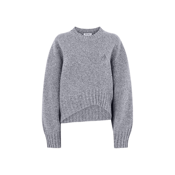 The Attico Light Grey Sweater - The Attico Knitwear - Designed by Gilda Ambrosio & Giorgia Tordini - Shop at Luxury Shoes 