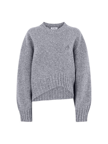 The Attico Light Grey Sweater - The Attico Knitwear - Designed by Gilda Ambrosio & Giorgia Tordini - Shop at Luxury Shoes 